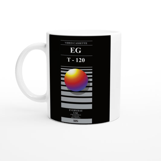Retro VHS 11oz Ceramic Mug - Rampage Design Studio