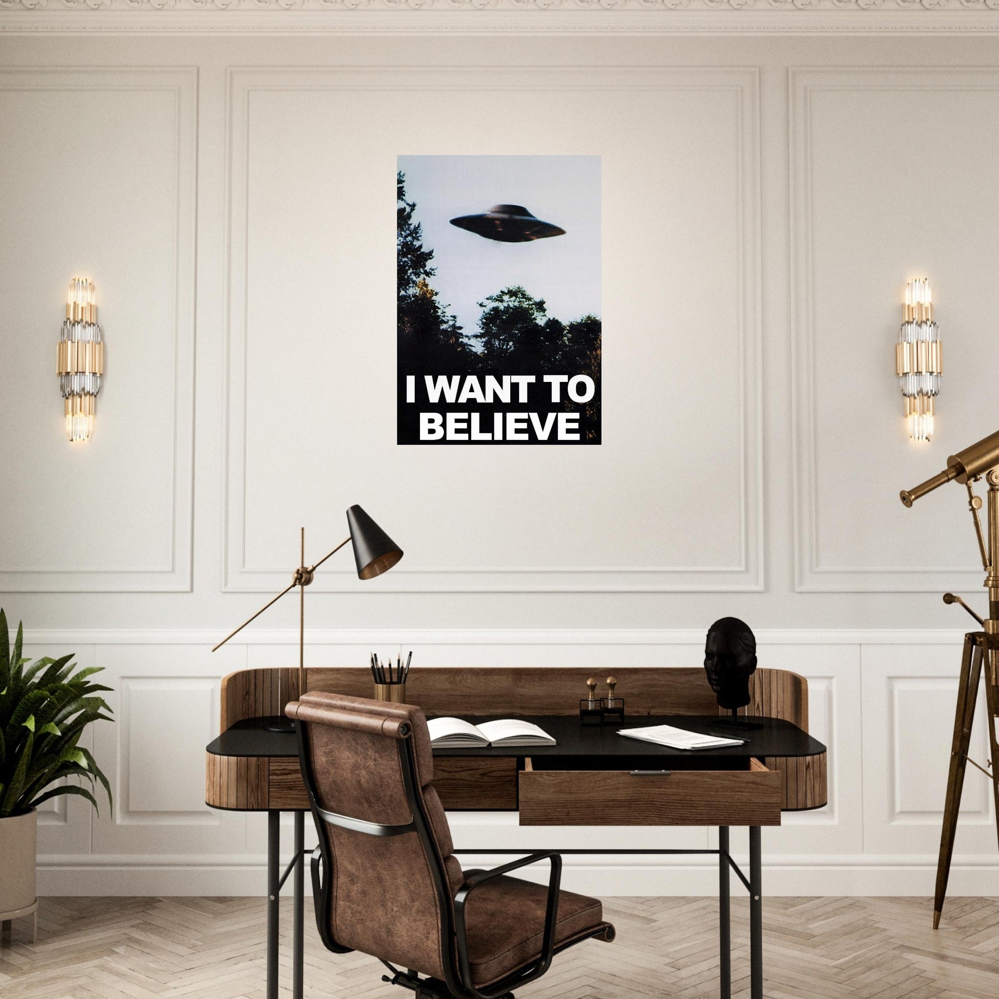 UFO “I Want To Believe” Style Poster - Rampage Design Studio