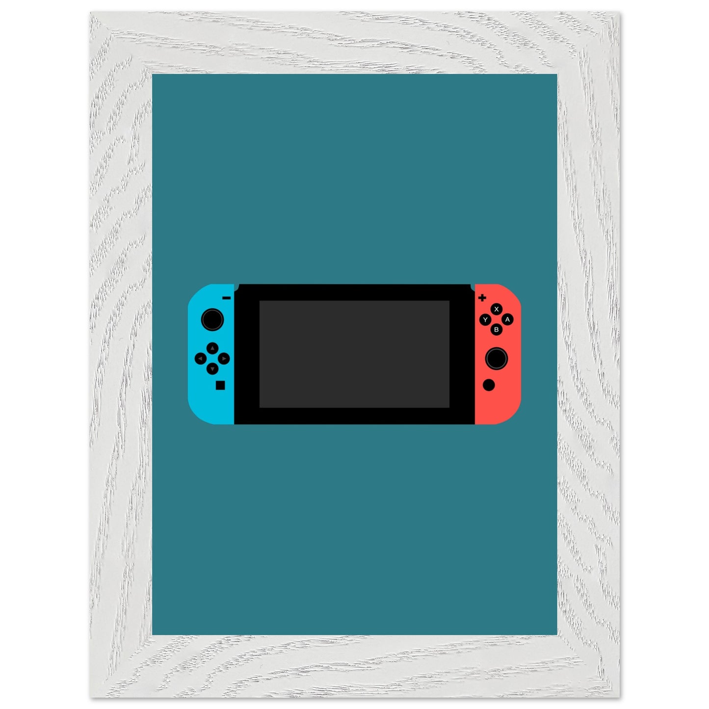 Nintendo Switch Wall Art, Game Console Framed Poster, Gift for Gamers, Boys Room Decor, Teen Room Decor, Video Game Art, Video Game Print - Rampage Design Studio