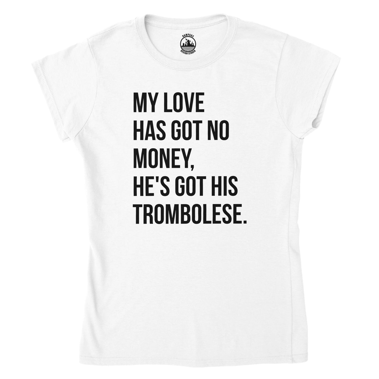 Funny Misheard Lyrics T-Shirt – Women's Gildan 64000L, Eco-Friendly, Soft Cotton Tee - Rampage Design Studio