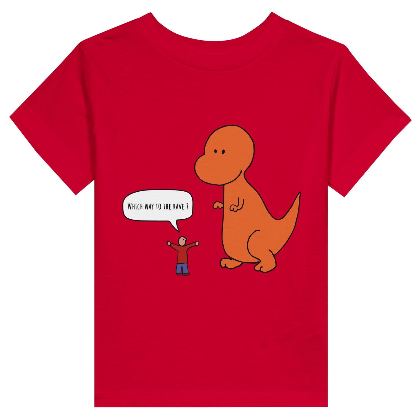 Which Way To The Rave - Toddler Staple T-Shirt - Rampage Design Studio