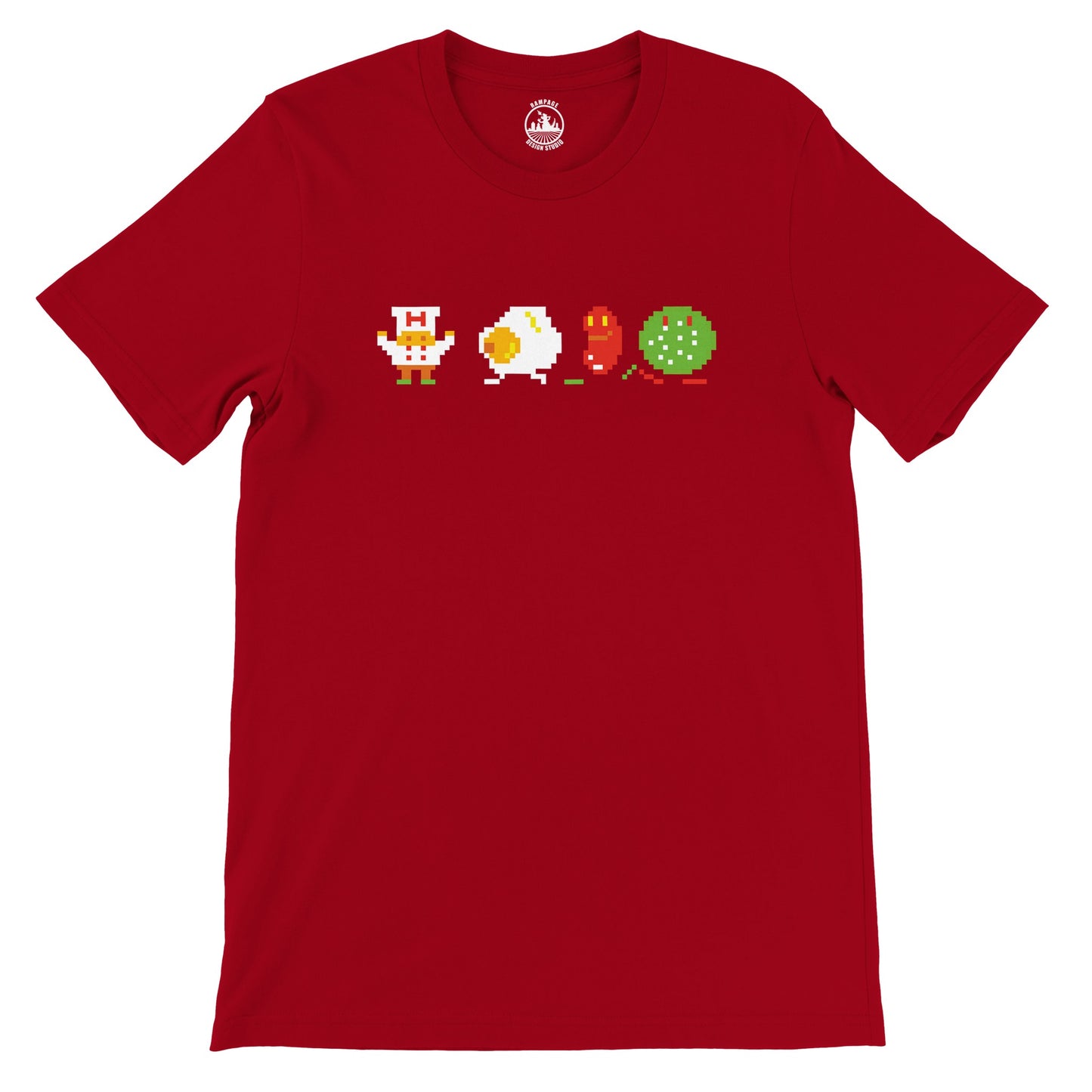 Burger Time Premium Unisex Crewneck T-shirt | Fun Chef Graphic Tee - Rampage Design Studio