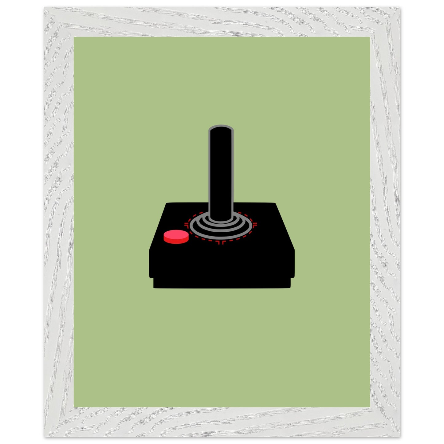 Atari Controller Wall Art, Game Controller Framed Poster, Gift for Gamers, Boys Room Decor, Teen Room Decor, Video Game Art, Video Game Print - Rampage Design Studio