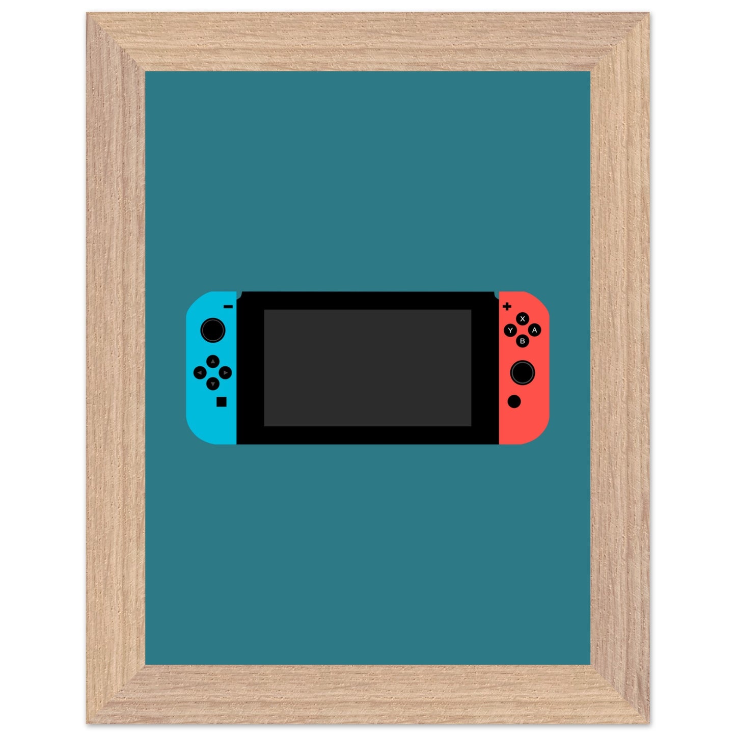 Nintendo Switch Wall Art, Game Console Framed Poster, Gift for Gamers, Boys Room Decor, Teen Room Decor, Video Game Art, Video Game Print - Rampage Design Studio