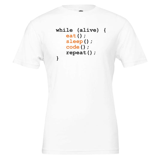 Programmer T-Shirt - Coding T-Shirt - Gift for Programmer or Software Engineer - Perfect Gift for Computer Geeks - Programmers Life - Rampage Design Studio