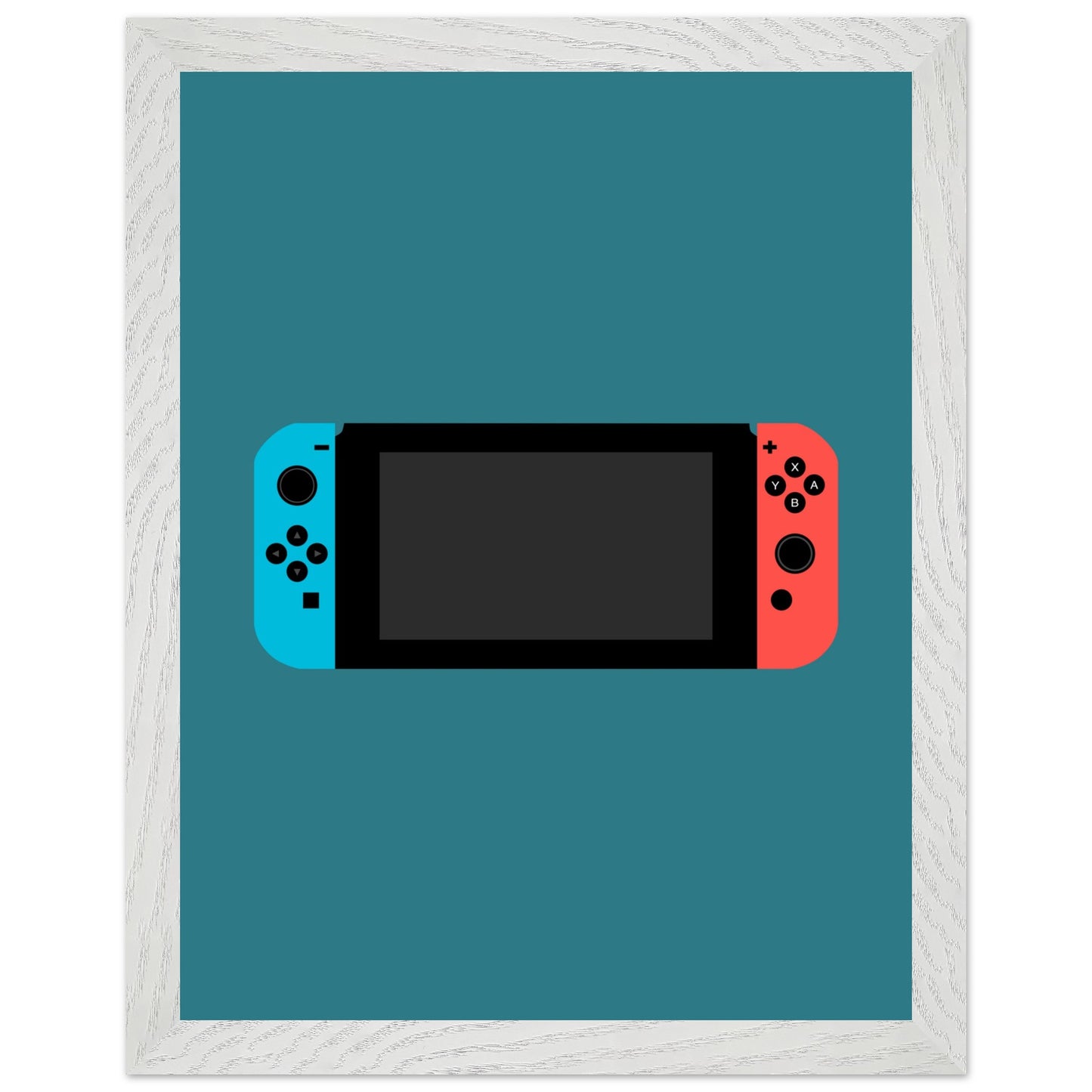 Nintendo Switch Wall Art, Game Console Framed Poster, Gift for Gamers, Boys Room Decor, Teen Room Decor, Video Game Art, Video Game Print - Rampage Design Studio