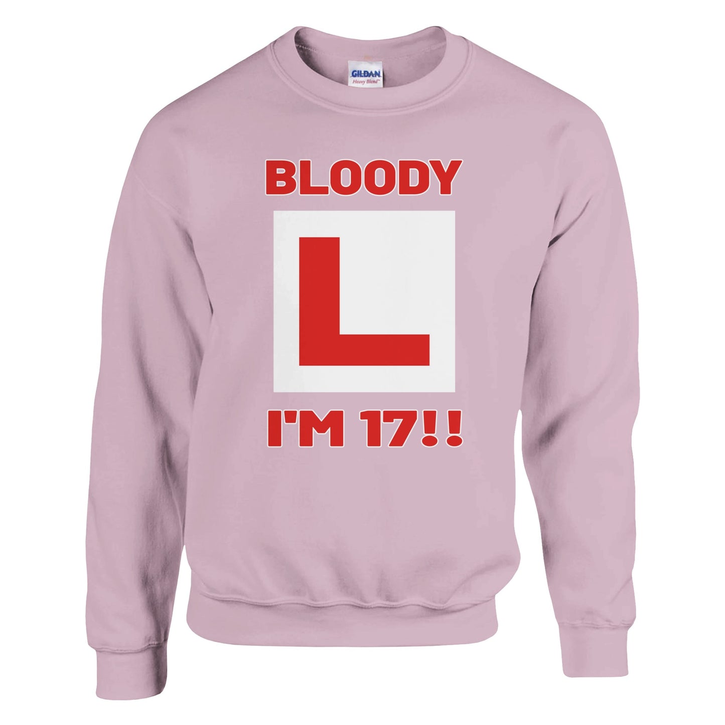 Funny 17th Birthday Sweatshirt - Bloody L I'm 17 Jumper - Rampage Design Studio