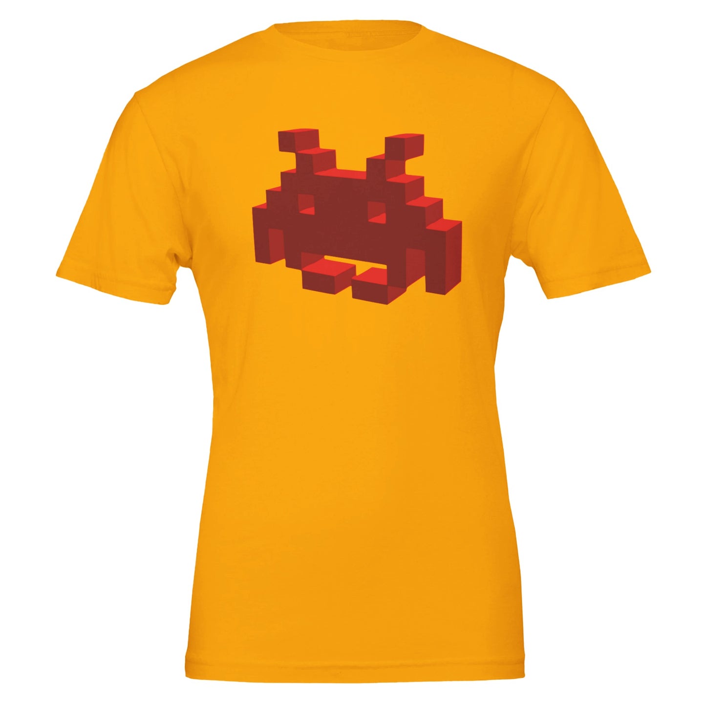Voxel Invader - Premium Unisex Crewneck T-shirt - Rampage Design Studio