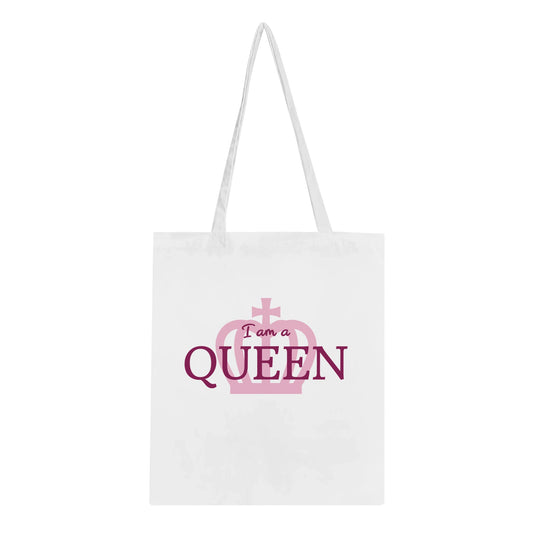 I Am a Queen Tote Bag - Rampage Design Studio