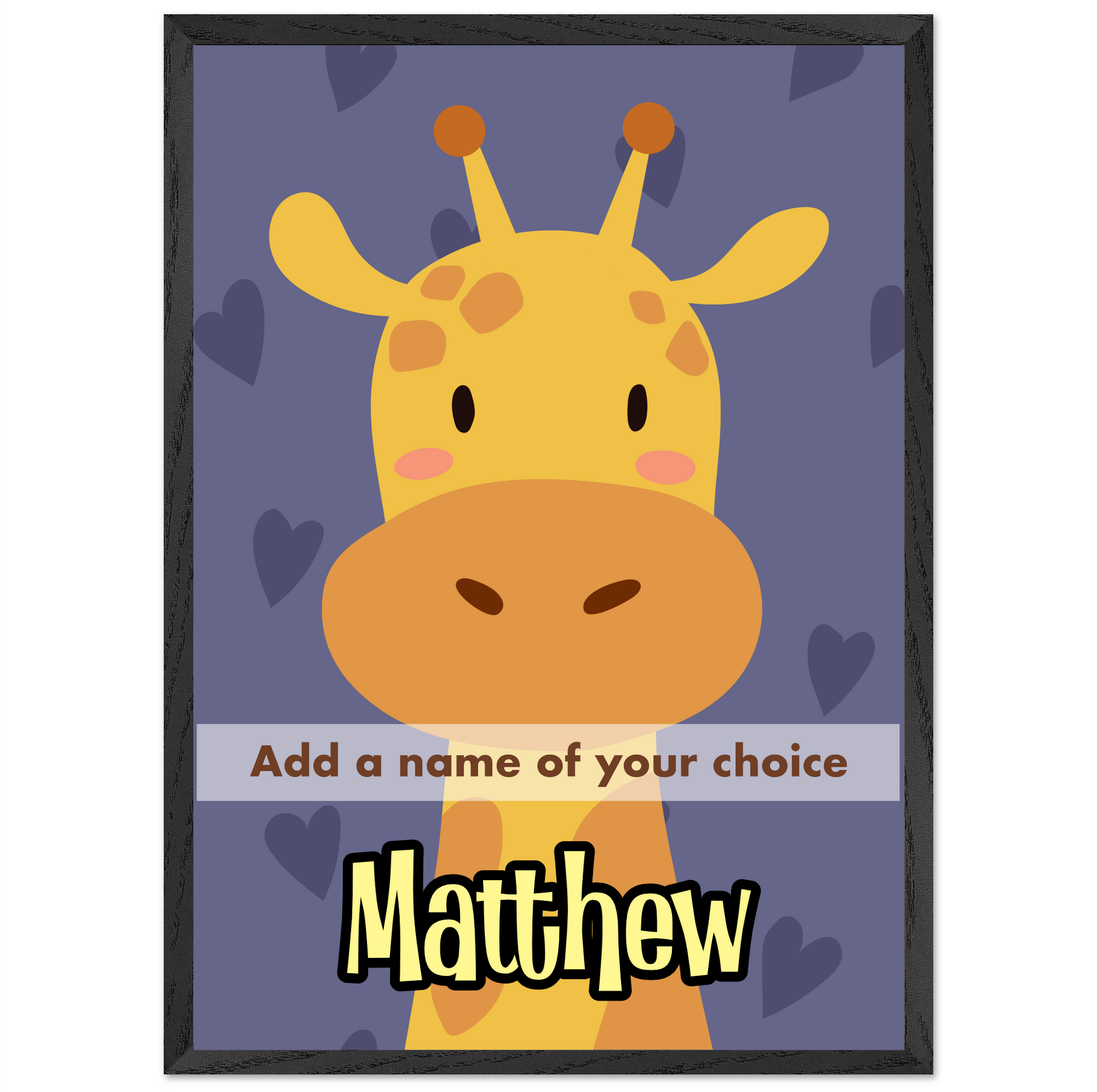 Personalized Childrens Room Art Poster Charming Childrens Wall Art - Rampage Design Studio