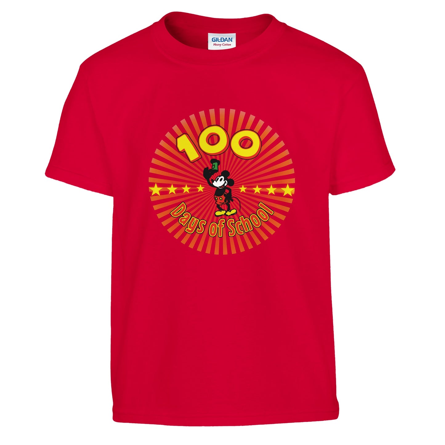 100 Days of School T-Shirt, Mickey Mouse Tee - Rampage Design Studio