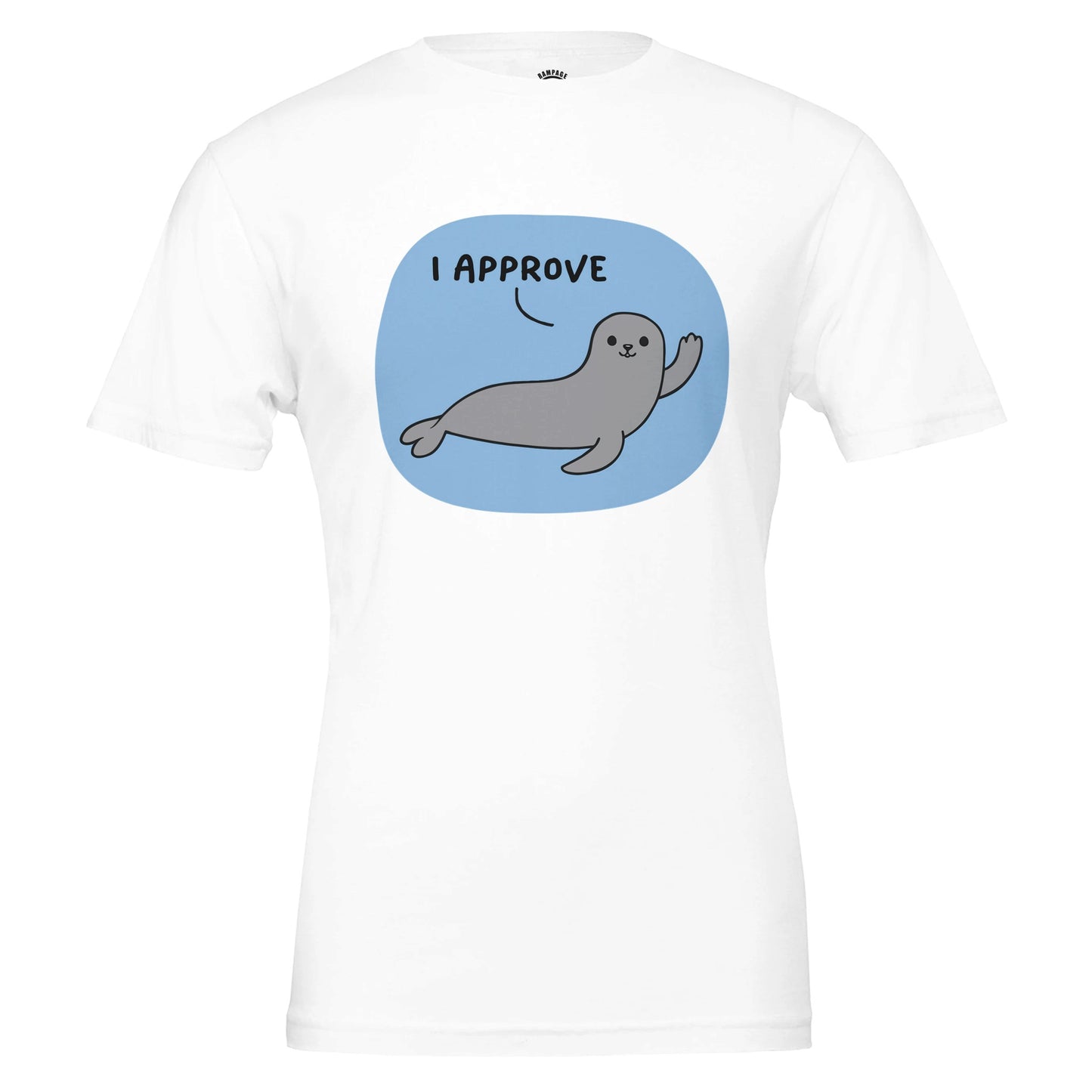 I Approve Seal T-Shirt – Cute Seal of Approval Funny Graphic Tee - Rampage Design Studio