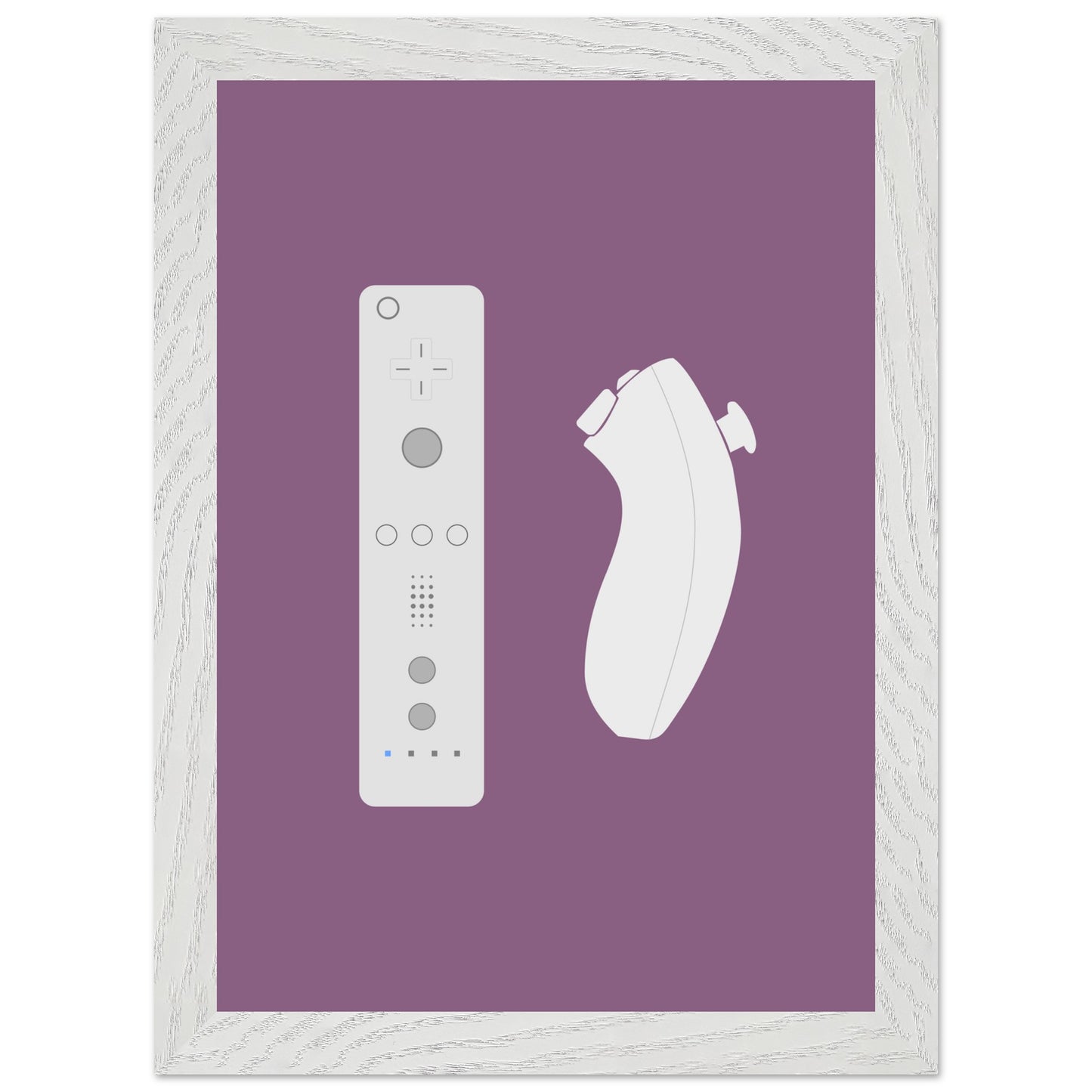 Nintendo Wii Wall Art, Game Controller Framed Poster, Gift for Gamers, Boys Room Decor, Teen Room Decor, Video Game Art, Video Game Print - Rampage Design Studio