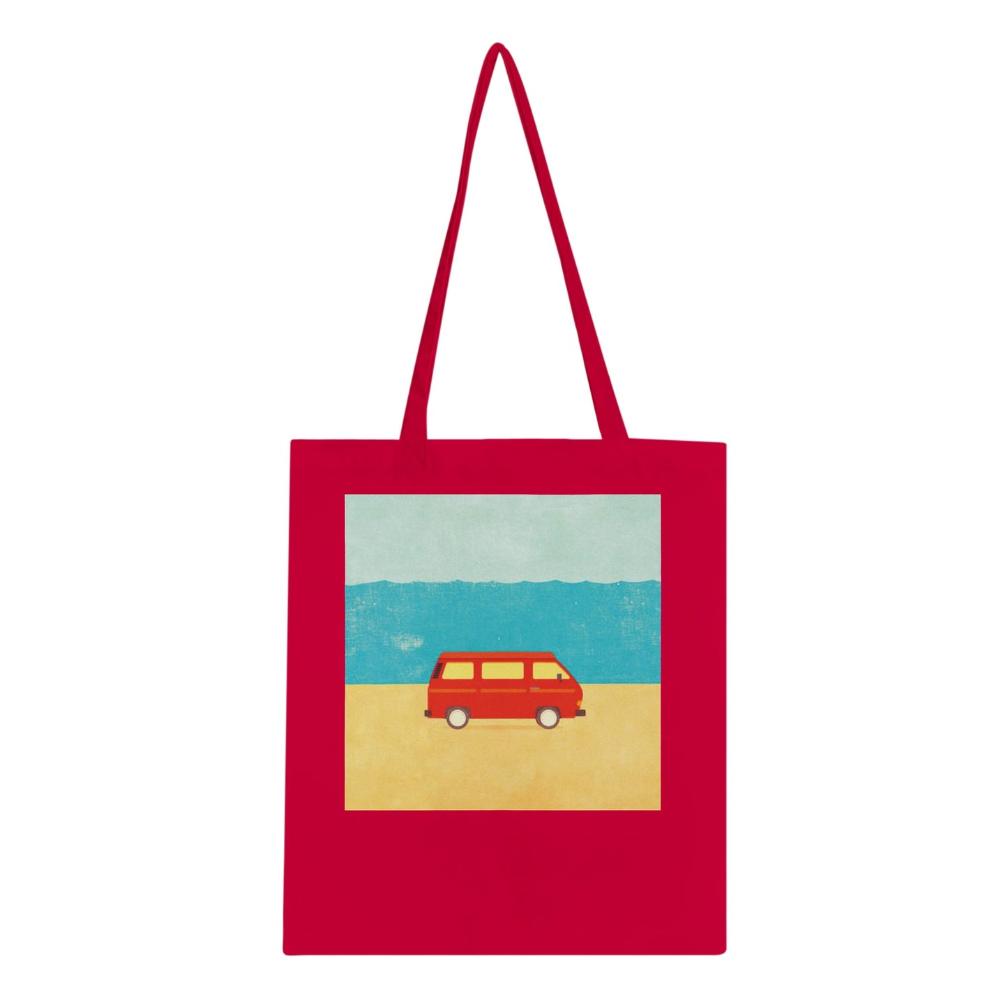 Beach Escape Tote Bag – Vintage VW Camper Design, Eco-Friendly Cotton,  Gift for Campervan lovers and Beach Goers - Rampage Design Studio