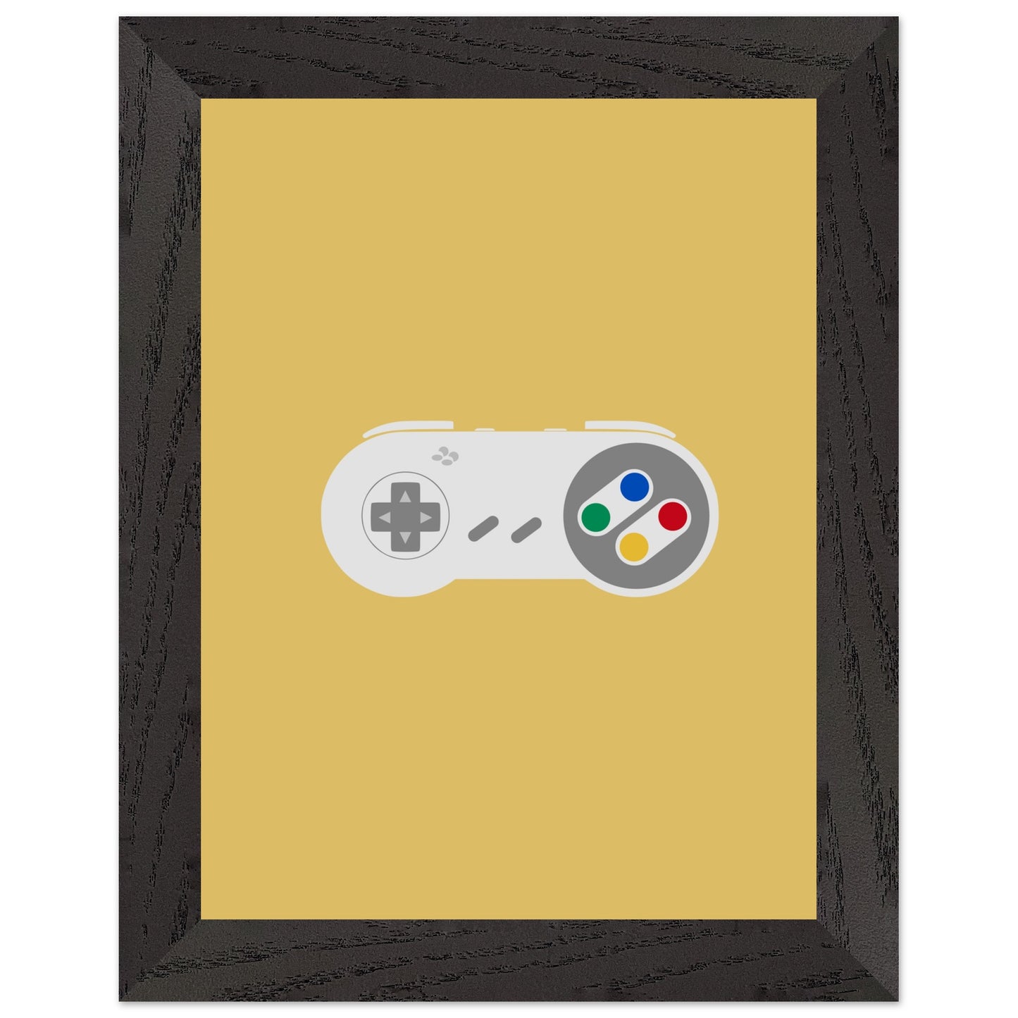 Nintendo SNES Wall Art, Game Controller Framed Poster, Gift for Gamers, Boys Room Decor, Teen Room Decor, Video Game Art, Video Game Print - Rampage Design Studio