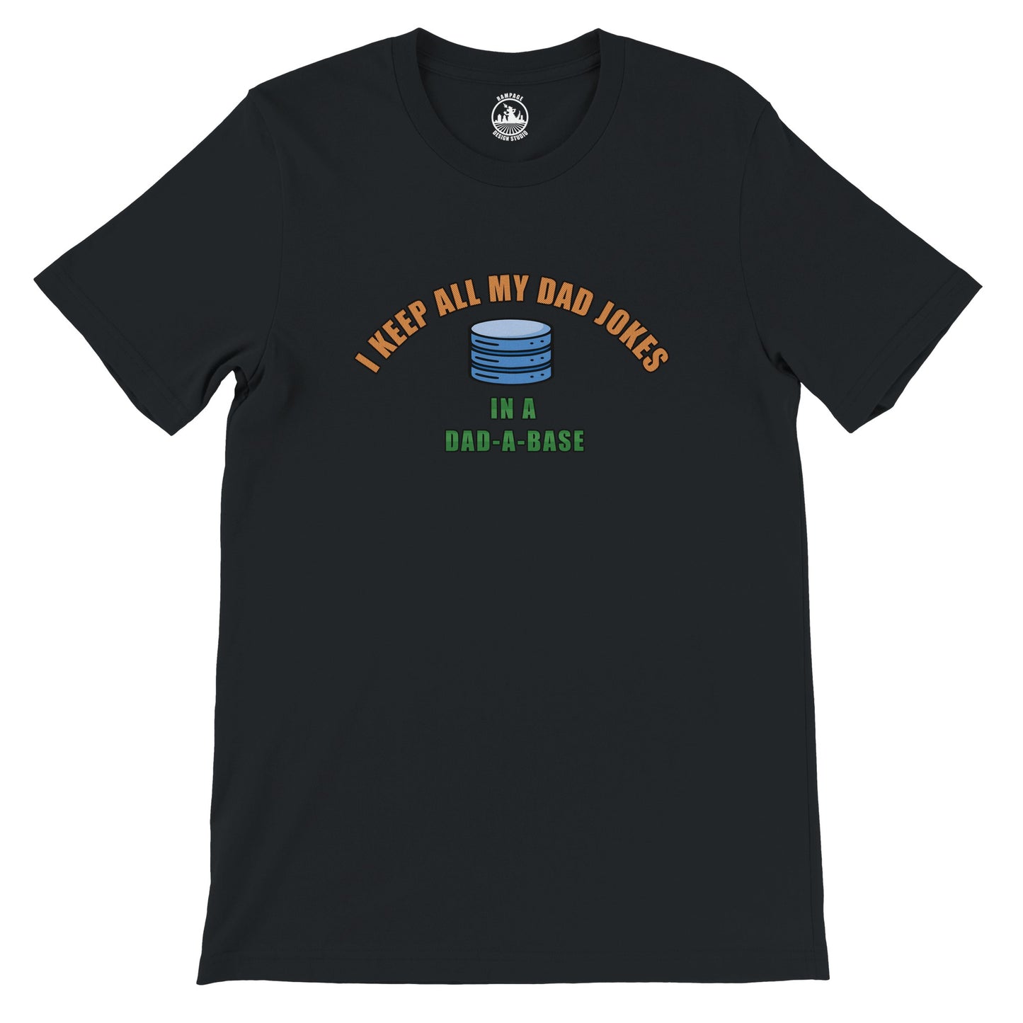 Funny Database Dad Jokes T-Shirt - Soft Unisex Tee with Unique Icon Design - Rampage Design Studio
