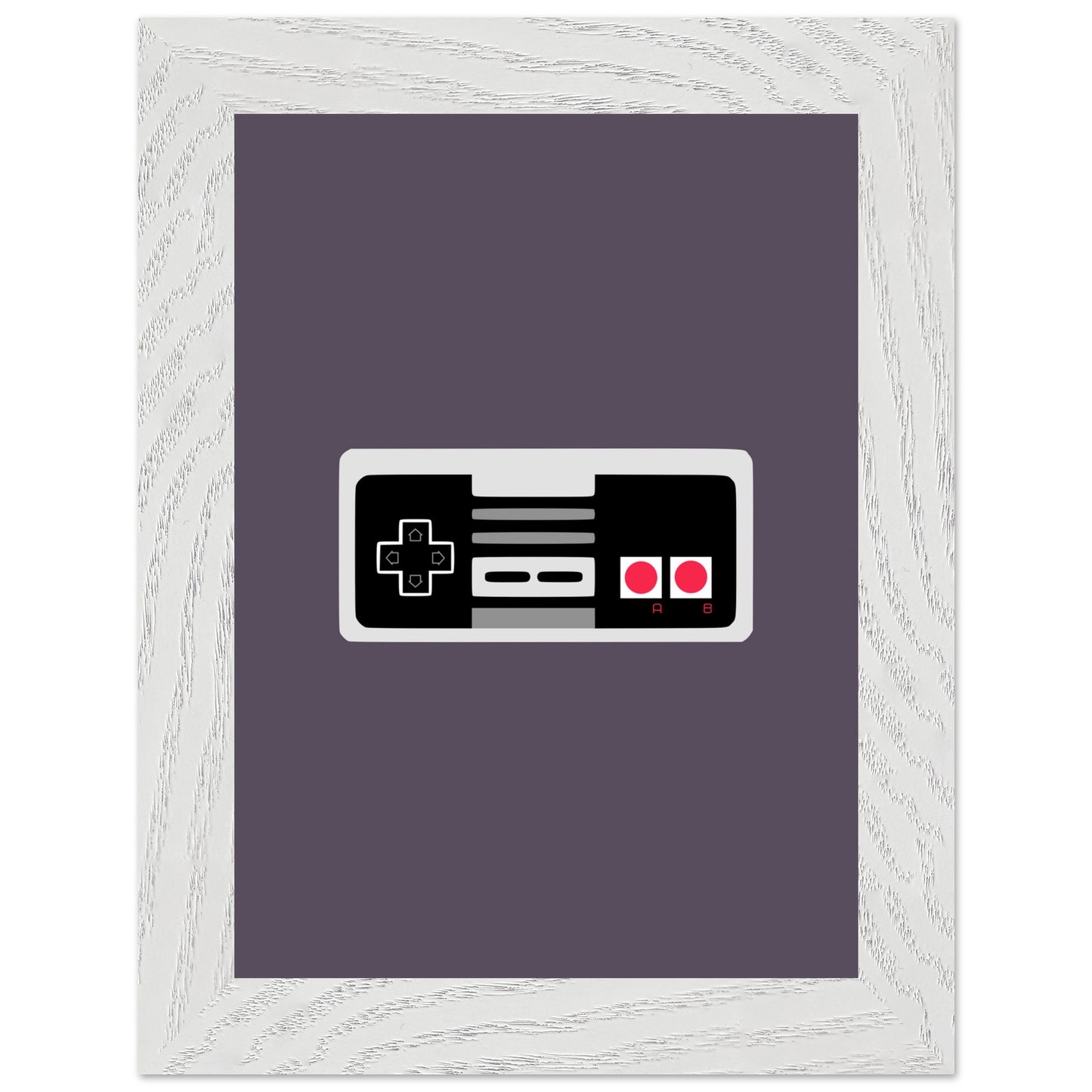 NES Wall Art, Game Controller Framed Poster, Gift for Gamers, Boys Room Decor, Teen Room Decor, Video Game Art, Video Game Print - Rampage Design Studio