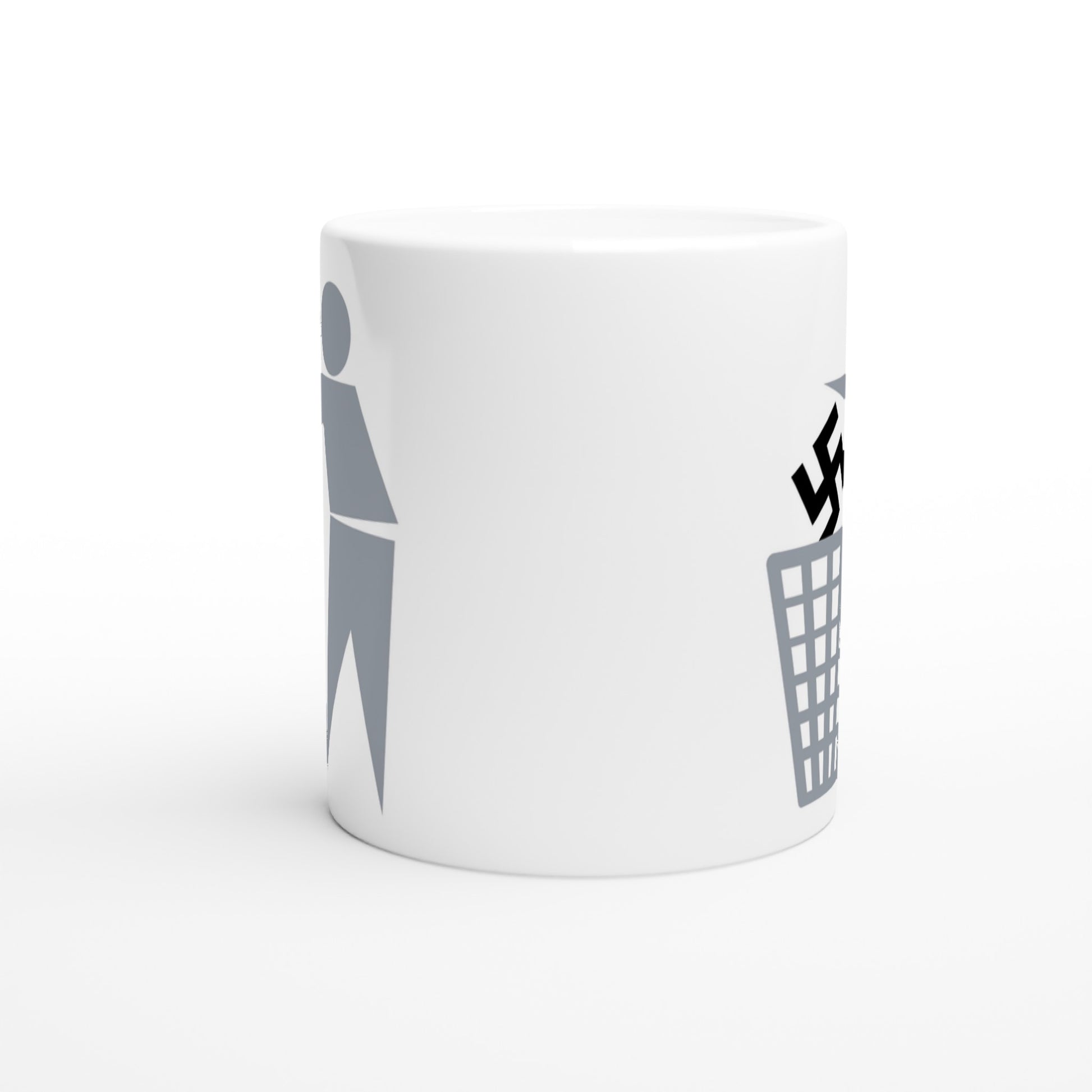 Anti Racism 11oz Mug Anti Hate Mug Political Message - Rampage Design Studio