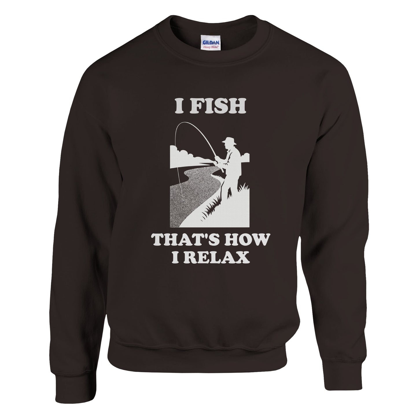 I Fish That’s How I Relax Sweatshirt | Funny Fisherman Gift | Angler Fishing Shirt | Outdoors Shirt | Rampage Design Studio - Rampage Design Studio
