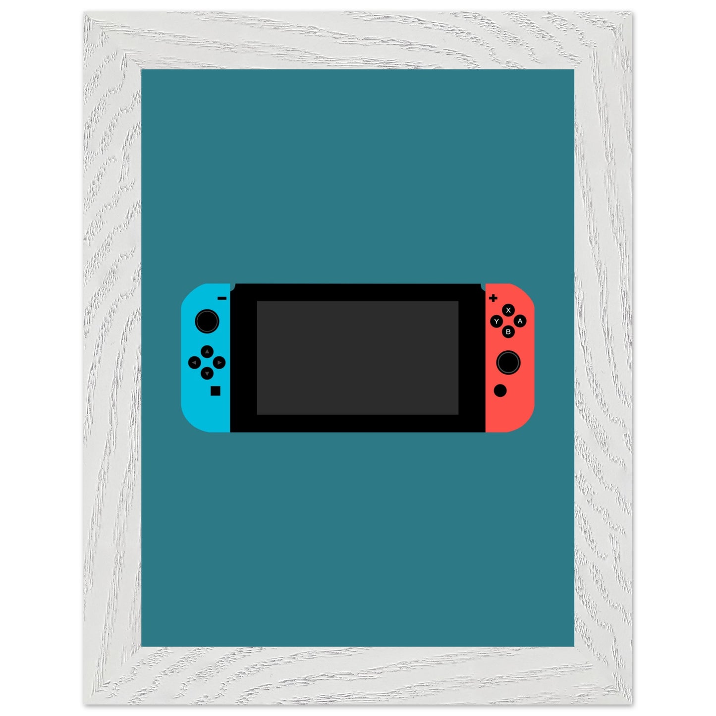 Nintendo Switch Wall Art, Game Console Framed Poster, Gift for Gamers, Boys Room Decor, Teen Room Decor, Video Game Art, Video Game Print - Rampage Design Studio