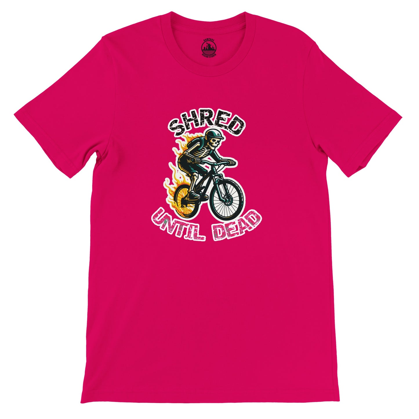 Shred Until Dead - Premium Unisex Crewneck T-shirt - Rampage Design Studio
