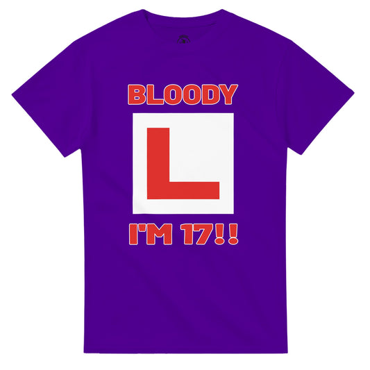 Funny 17th Birthday T-Shirt - Bloody L I'm 17 Tee - Rampage Design Studio