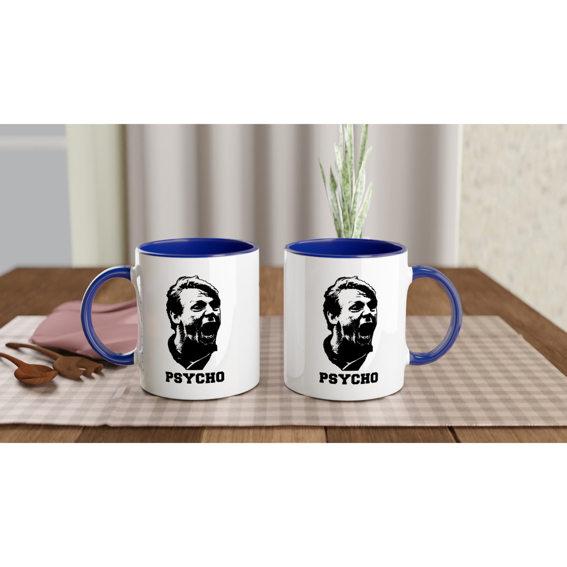 "Psycho" Stuart Pearce - 11oz Ceramic Mug Ceramic Blue - Rampage Design Studio
