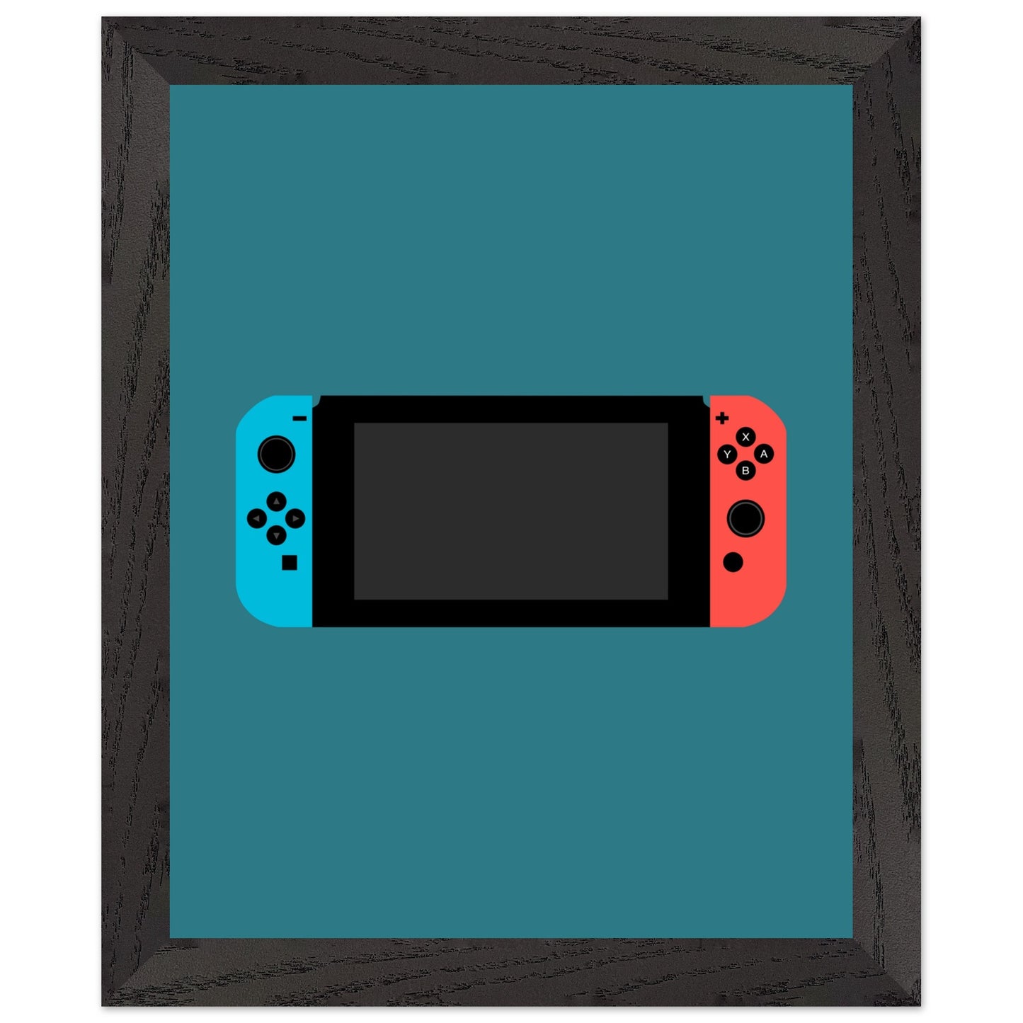 Nintendo Switch Wall Art, Game Console Framed Poster, Gift for Gamers, Boys Room Decor, Teen Room Decor, Video Game Art, Video Game Print - Rampage Design Studio