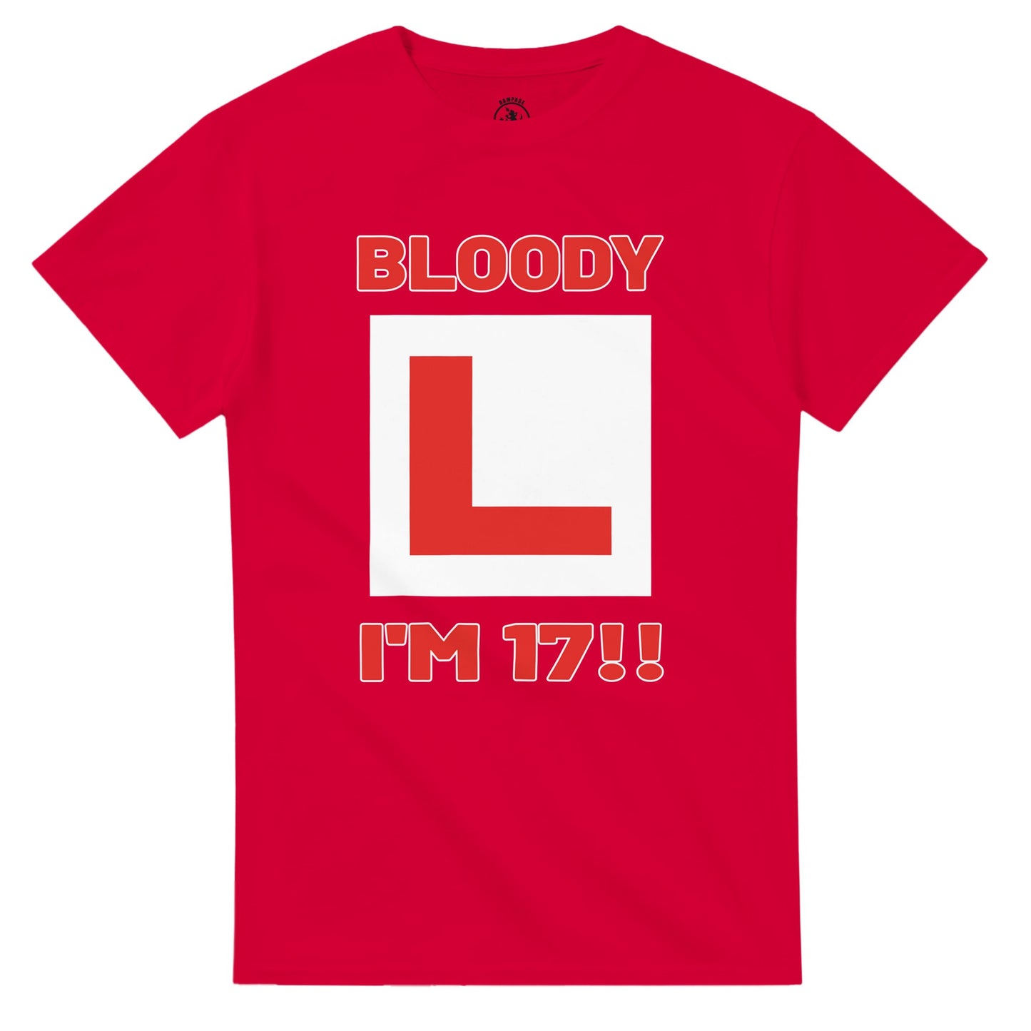 Funny 17th Birthday T-Shirt - Bloody L I'm 17 Tee - Rampage Design Studio