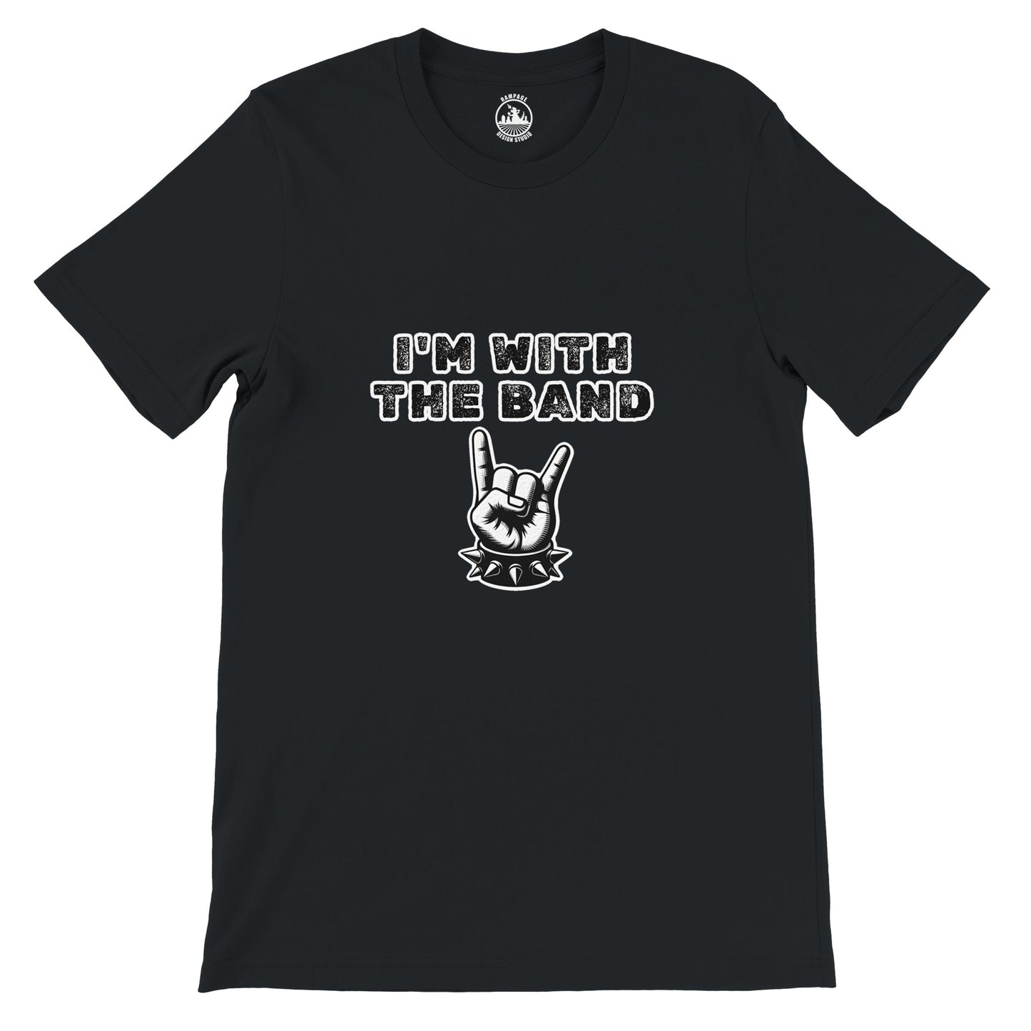 I'm With The Band - Unisex Crewneck T-shirt - Rampage Design Studio