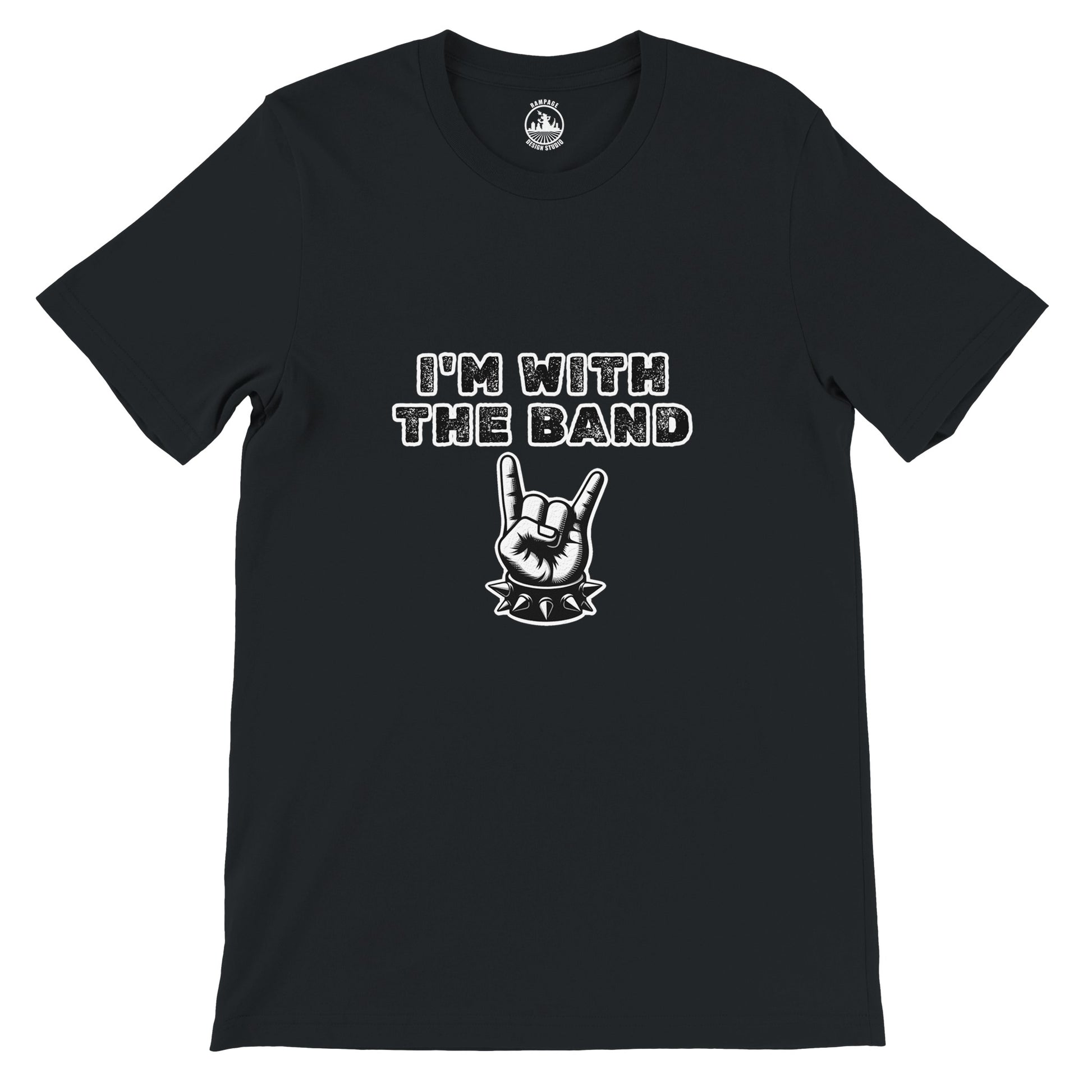 I'm With The Band - Unisex Crewneck T-shirt - Rampage Design Studio