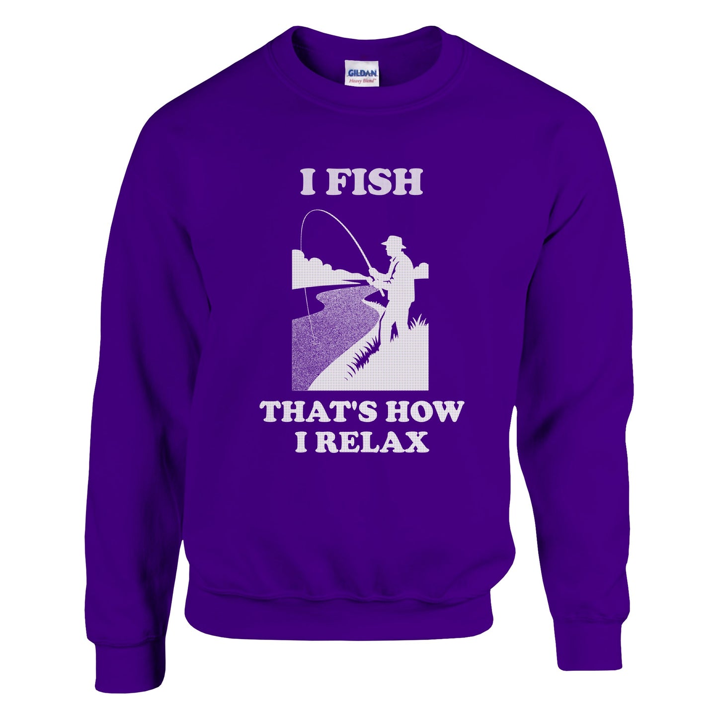 I Fish That’s How I Relax Sweatshirt | Funny Fisherman Gift | Angler Fishing Shirt | Outdoors Shirt | Rampage Design Studio - Rampage Design Studio
