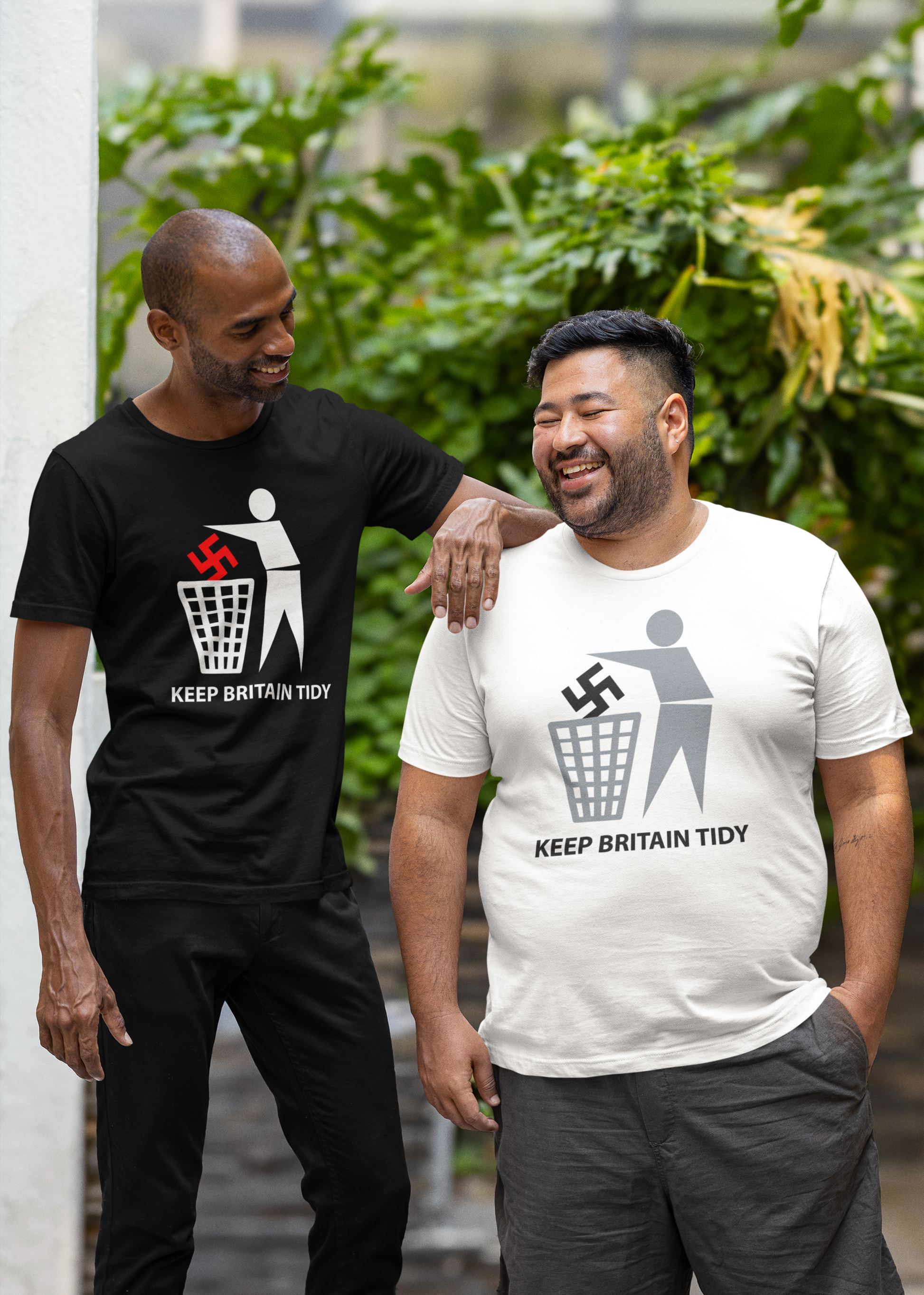 Keep Britain Tidy: Stand Against Hate - Premium Unisex Crewneck T-shirt - Rampage Design Studio