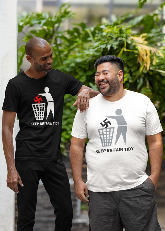 Keep Britain Tidy: Stand Against Hate - Premium Unisex Crewneck T-shirt - Rampage Design Studio
