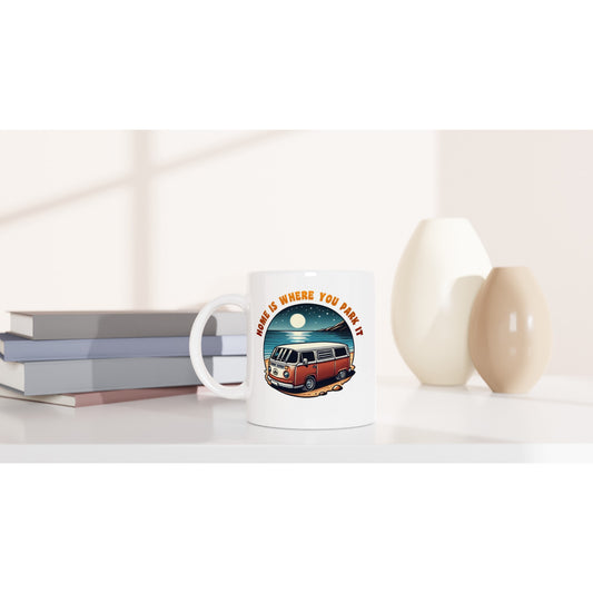 Home Is Where You Park It camper van mug - Rampage Design Studio