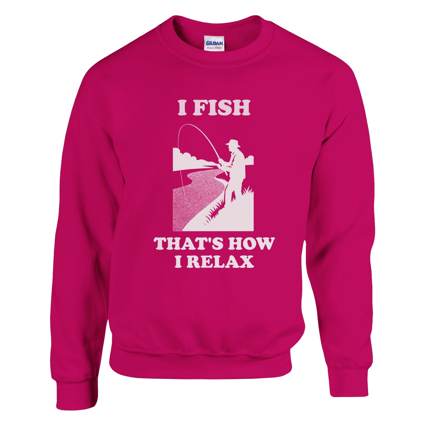 I Fish That’s How I Relax Sweatshirt | Funny Fisherman Gift | Angler Fishing Shirt | Outdoors Shirt | Rampage Design Studio - Rampage Design Studio