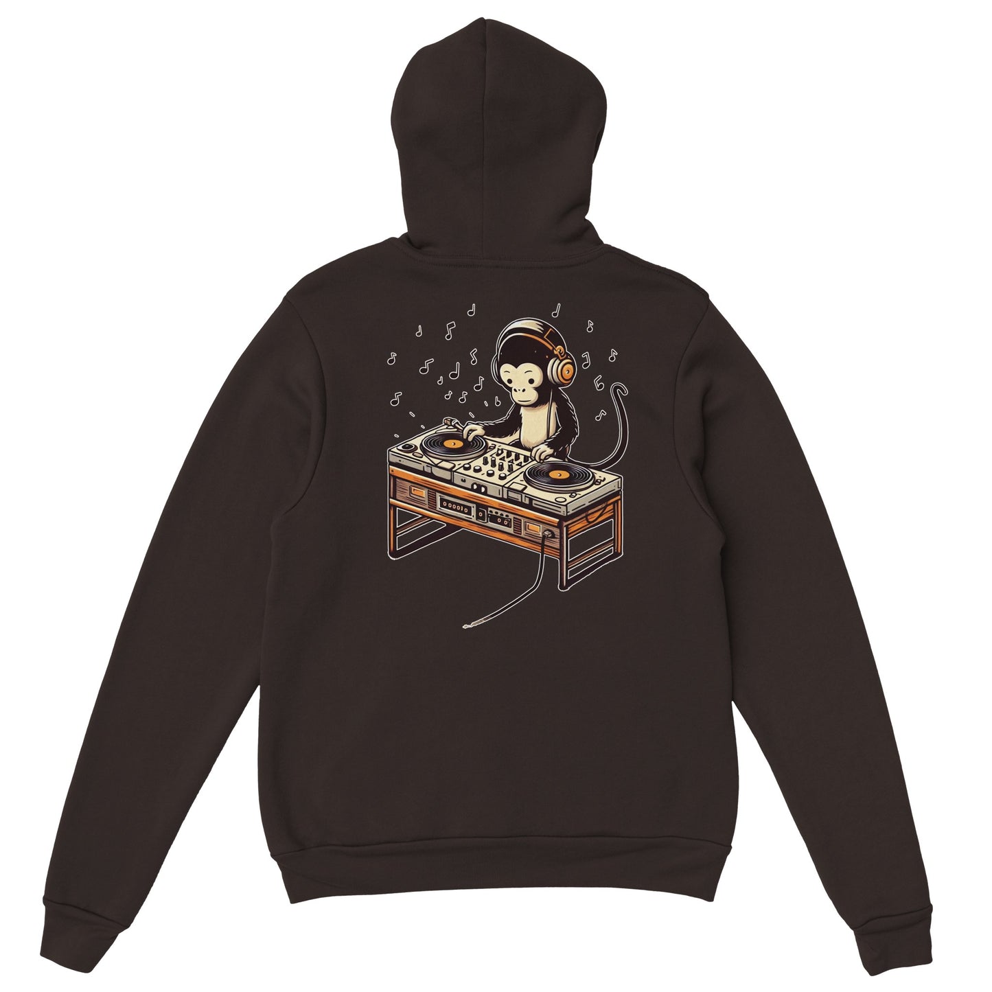 Monkey DJ - Classic Unisex Pullover Hoodie - Rampage Design Studio