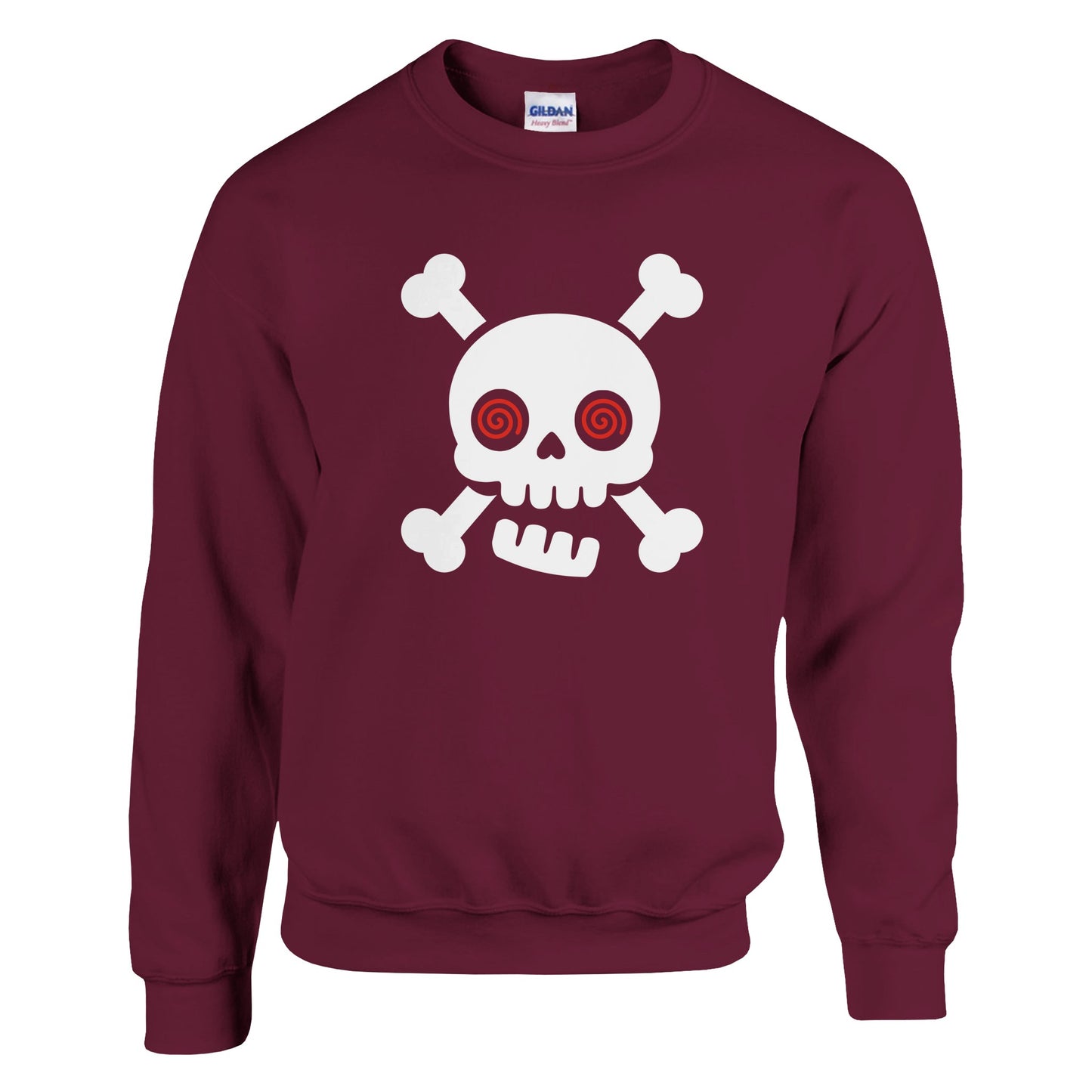 Hypnotic Skull Graphic Sweatshirt - Rampage Design Studio