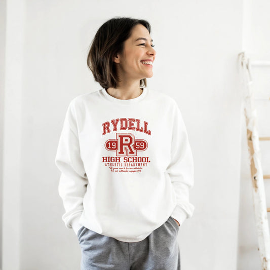 Rydell High School 1959 Sweatshirt - Retro Grease-Inspired - Rampage Design Studio
