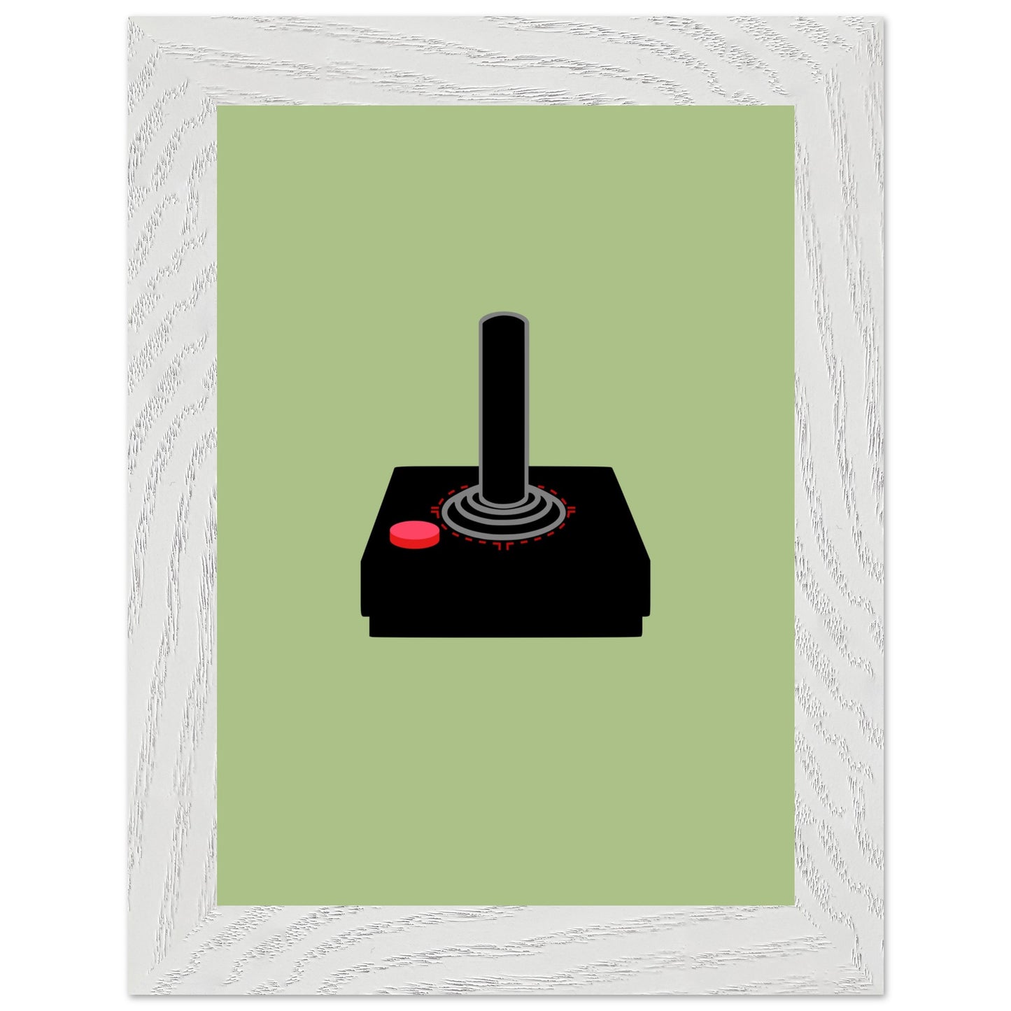 Atari Controller Wall Art, Game Controller Framed Poster, Gift for Gamers, Boys Room Decor, Teen Room Decor, Video Game Art, Video Game Print - Rampage Design Studio