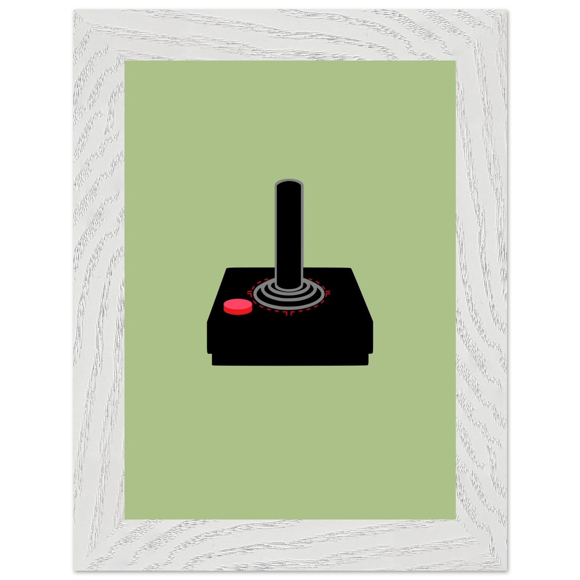 Atari Controller Wall Art, Game Controller Framed Poster, Gift for Gamers, Boys Room Decor, Teen Room Decor, Video Game Art, Video Game Print - Rampage Design Studio