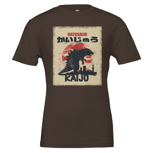 RATUSAUR Kaiju T-Shirt – Giant Rat Monster Design, Soft Cotton, Unisex Fit - Rampage Design Studio