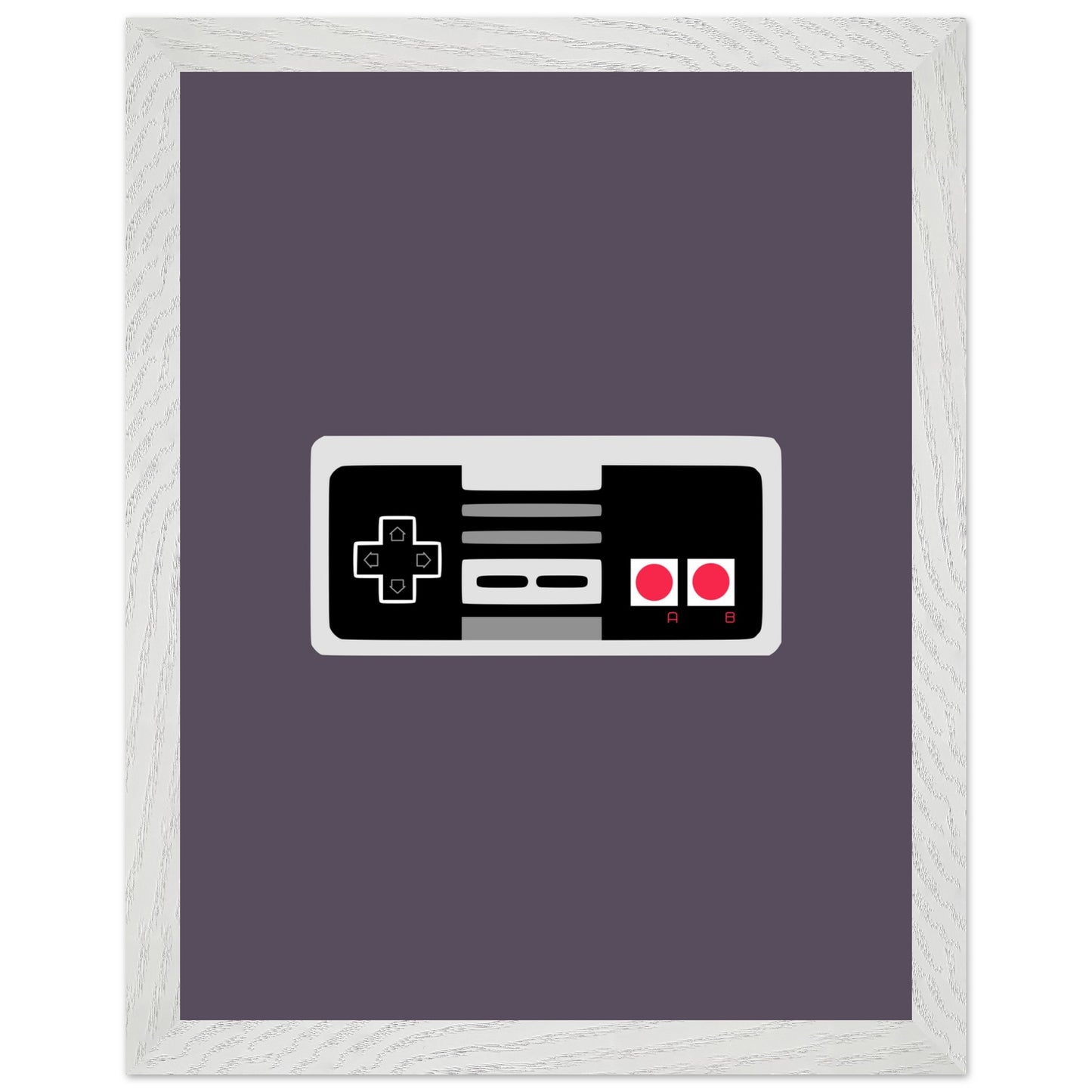 NES Wall Art, Game Controller Framed Poster, Gift for Gamers, Boys Room Decor, Teen Room Decor, Video Game Art, Video Game Print - Rampage Design Studio