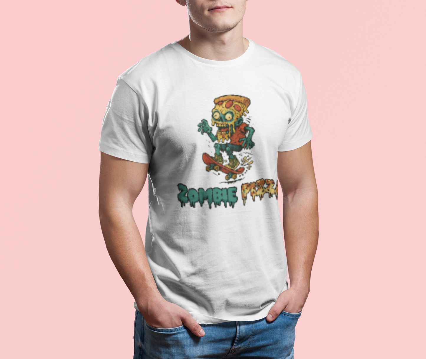 Zombie Pizza T-Shirt - Rampage Design Studio