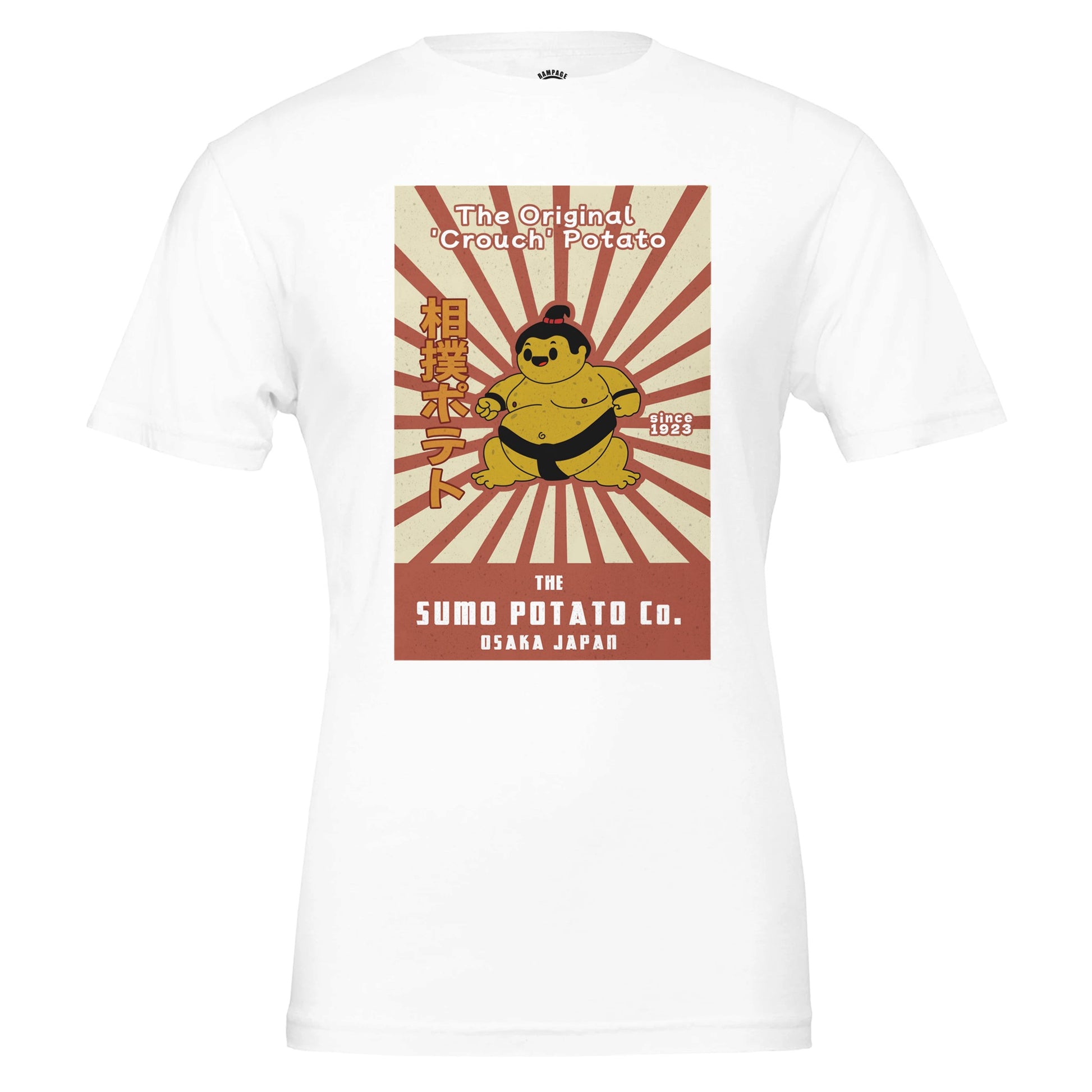 Sumo Potato - Premium Unisex Crewneck T-shirt - Rampage Design Studio