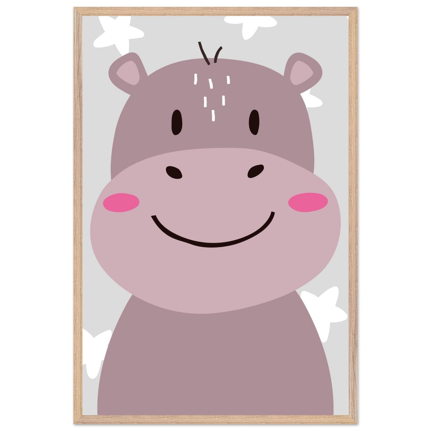 Personalized Nursery Wall Art Custom Animal Print for Kids Room - Rampage Design Studio