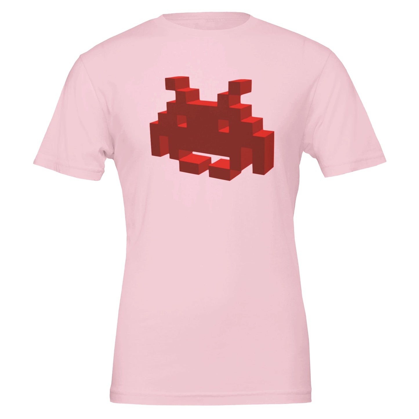 Voxel Invader - Premium Unisex Crewneck T-shirt - Rampage Design Studio