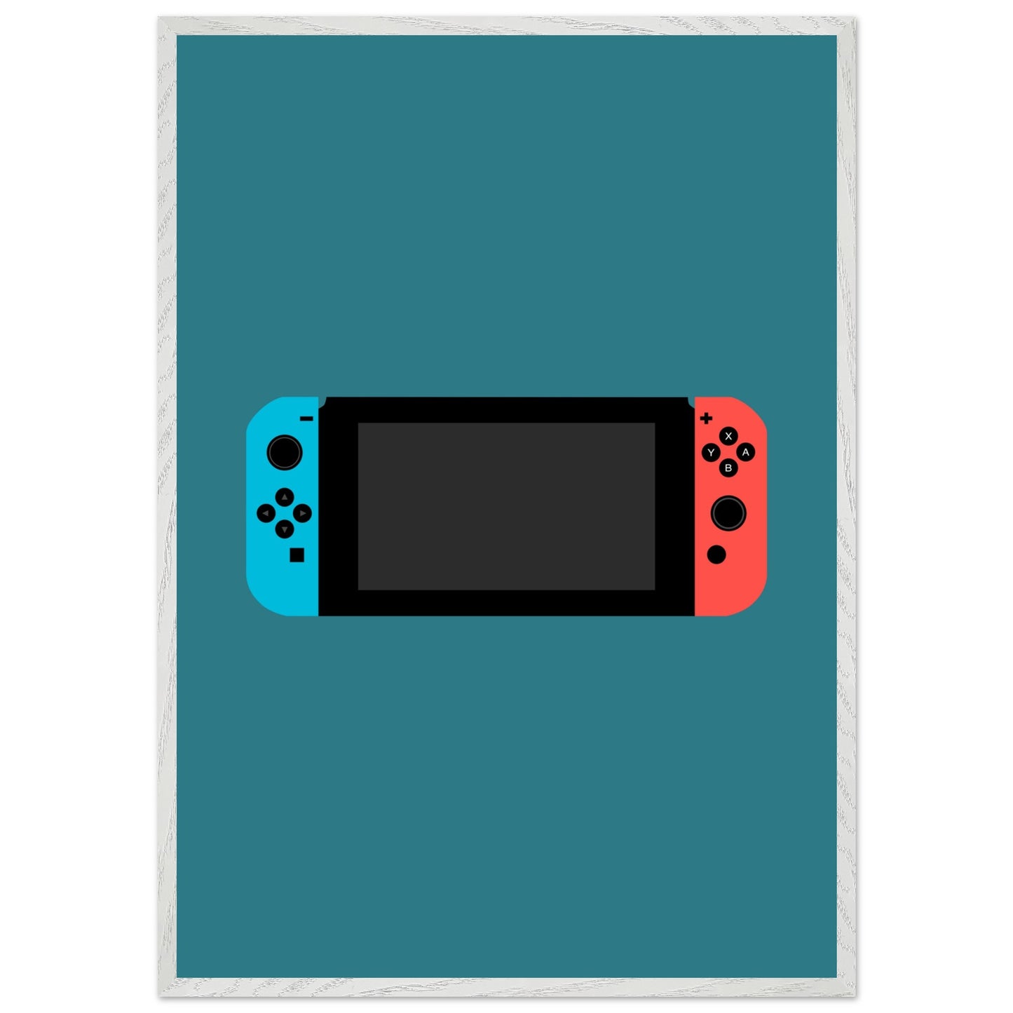 Nintendo Switch Wall Art, Game Console Framed Poster, Gift for Gamers, Boys Room Decor, Teen Room Decor, Video Game Art, Video Game Print - Rampage Design Studio