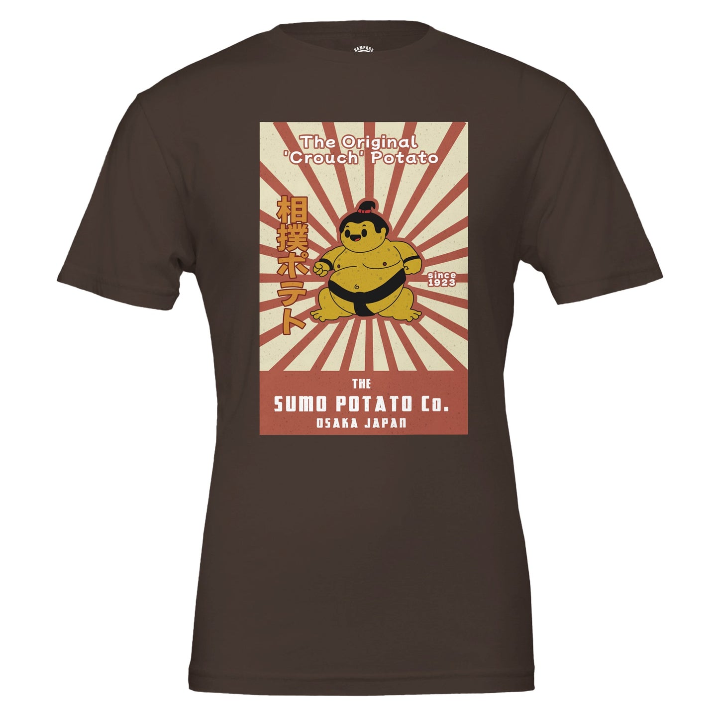 Sumo Potato - Premium Unisex Crewneck T-shirt - Rampage Design Studio