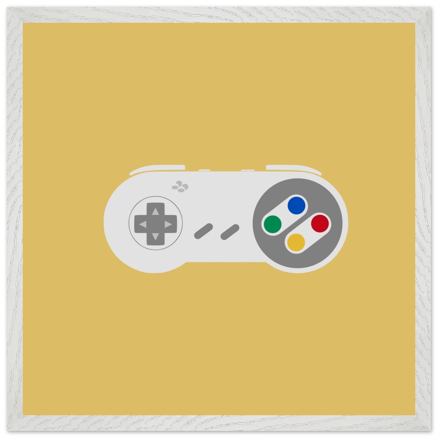 Nintendo SNES Wall Art, Game Controller Framed Poster, Gift for Gamers, Boys Room Decor, Teen Room Decor, Video Game Art, Video Game Print - Rampage Design Studio